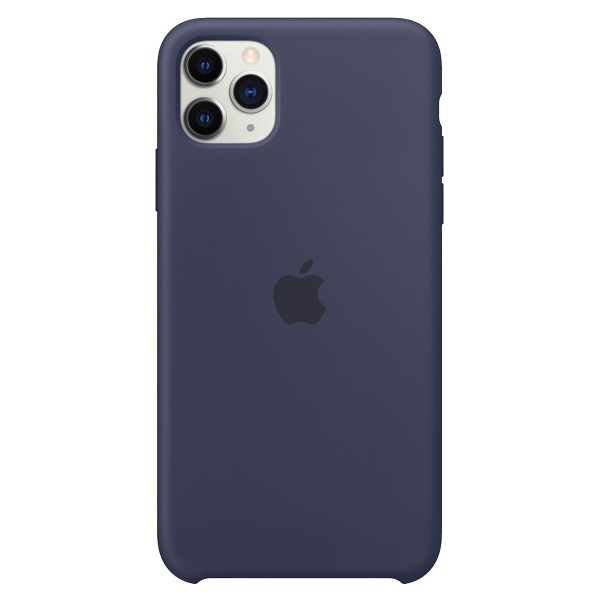 iPhone 11 Pro Max Silicon Case - Bleu foncé