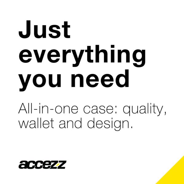Accezz Wallet Softcase Bookcase Samsung Galaxy S21 Plus - Zwart / Schwarz / Black