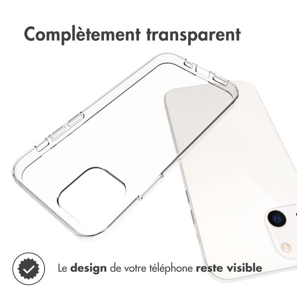 Accezz Clear Backcover iPhone 13 - Transparant / Transparent