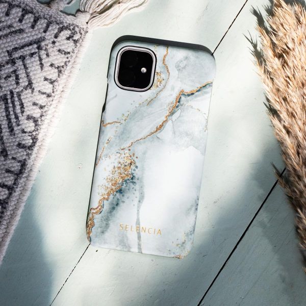 Selencia Maya Fashion Backcover Samsung Galaxy S22 Plus - Marble Stone