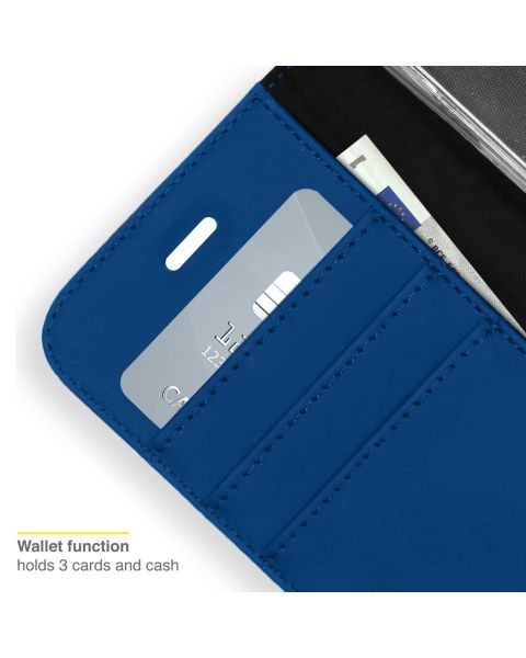 Accezz Wallet Softcase Booktype Oppo A94 (5G) - Donkerblauw / Dunkelblau  / Dark blue