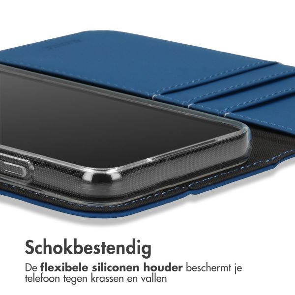 Accezz Wallet Softcase Bookcase Oppo A94 (5G) - Donkerblauw / Dunkelblau  / Dark blue
