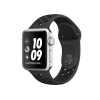 Refurbished Apple Watch Series 3 Boîtier en aluminium de 38 mm Nike + GPS Argent avec bracelet sport noir