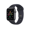 Apple Watch Series SE | 44mm | Aluminium Gris sidéral | Bracelet Sport Noir | GPS | WiFi + 4G
