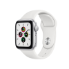 Apple Watch Series SE | 40mm | Aluminium Argent | Bracelet Sport Blanc | GPS | WiFi