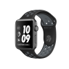 Refurbished Apple Watch Series 2 Boîtier en aluminium de 42 mm Nike Gris espace avec bracelet sport noir