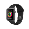 Apple Watch Serie 3 | 42mm | Aluminium Gris Sideral | Bracelet Sport Noir | GPS | WiFi