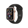 Apple Watch Series 4 | 44mm | Aluminium Case Goud | Zwart sportbandje | GPS | WiFi