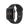 Apple Watch Series 5 | 40mm | Aluminium Gris Sideral | Bracelet Sport Noir | GPS | WiFi + 4G