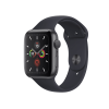 Refurbished Apple Watch Serie 5 | 44mm | Aluminum Gris sideral | Bracelet Sport Bleu Nuit | GPS | WiFi