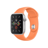 Refurbished Apple Watch Serie 5 | 44mm | Aluminum Argent | Bracelet Sport Papaya | GPS | WiFi + 4G