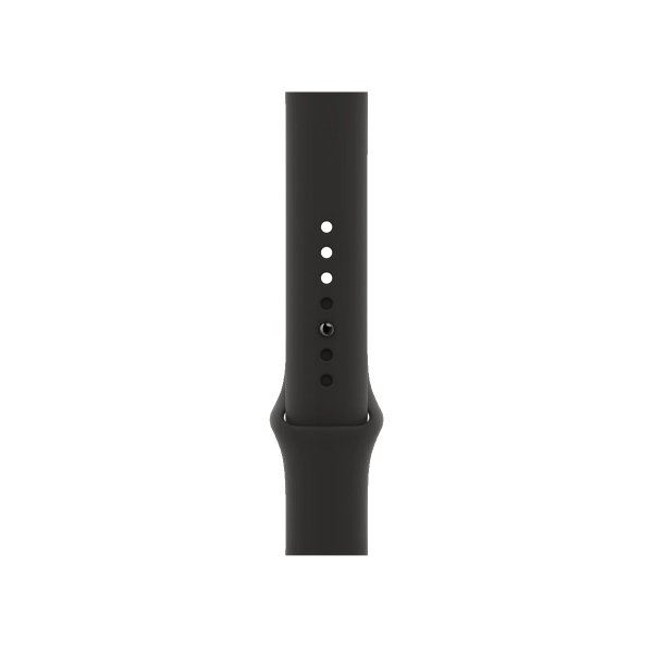 Refurbished Apple Watch Serie 6 | 40mm | Aluminium Argent | Bracelet Sport Noir | GPS | WiFi + 4G