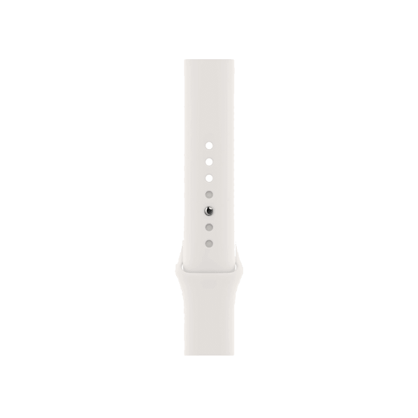 Refurbished Apple Watch Serie 6 | 40mm | Aluminum Or | Sport Bracelet Blanc | GPS | WiFi