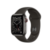 Refurbished Apple Watch Serie 6 | 40mm | Stainless Steel Graphite | Bracelet Sport Noir | GPS | WiFi + 4G