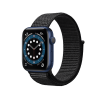 Refurbished Apple Watch Serie 6 | 44mm | Aluminium Bleu | Loop Sport Noir | GPS | WiFi + 4G