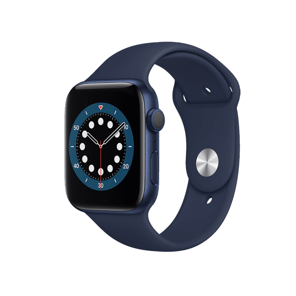 Refurbished Apple Watch Serie 6 | 44mm | Aluminium Bleu | Bracelet Sport Deep Navy | GPS | WiFi + 4G