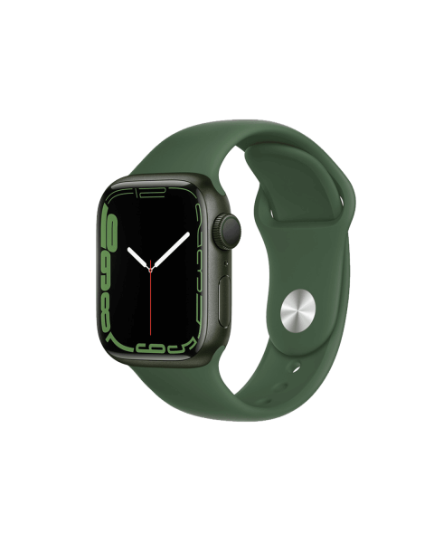Apple Watch Series 7 | 41mm | Aluminium Case Groen | Groen sportbandje | GPS | WiFi