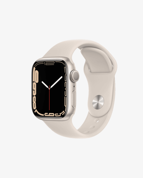 Refurbished Apple Watch Series 7 | 41mm | Aluminium Lumiere Stellaire | Bracelet Sport Lumiere Stellaire | GPS | WiFi