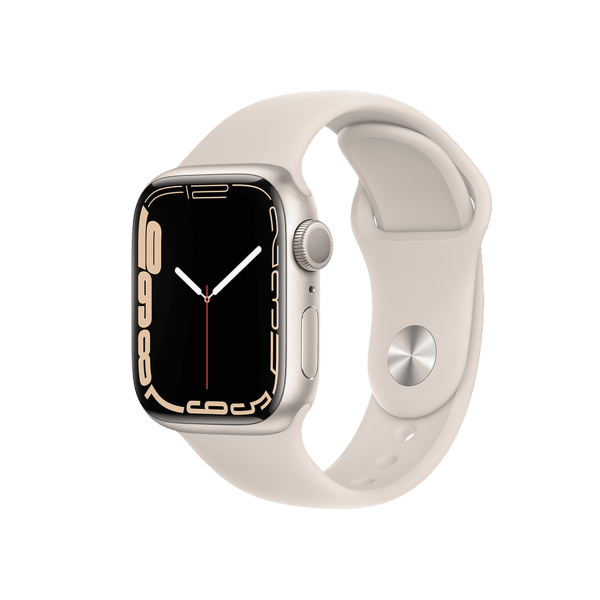 Refurbished Apple Watch Series 7 | 41mm | Aluminium Lumiere Stellaire | Bracelet Sport Lumiere Stellaire | GPS | WiFi