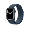 Refurbished Apple Watch Serie 7 | 45mm | Aluminium Minuit Bleu | Sport Loop Bleu | GPS | WiFi + 4G