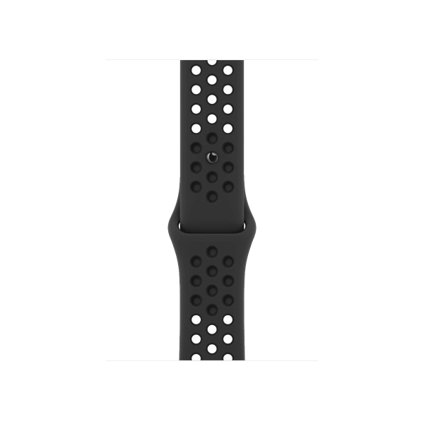 Refurbished Apple Watch Serie 7 | 45mm | Aluminium Minuit Bleu | Bracelet Sport Nike Noir | GPS | WiFi + 4G