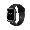 Refurbished Apple Watch Serie 7 | 45mm | Aluminium Minuit Bleu | Bracelet Sport Nike Noir | GPS | WiFi + 4G