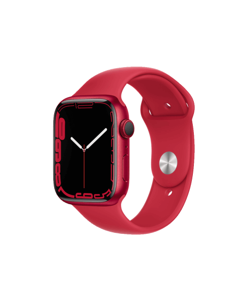 Refurbished Apple Watch Serie 7 | 45mm | Aluminium Rouge | Bracelet Sport Rouge | GPS | WiFi