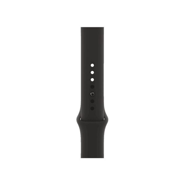 Refurbished Apple Watch Serie 7 | 45mm | Aluminium Starlight Blanc | Bracelet Sport Noir | GPS | WiFi + 4G