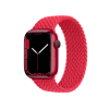 Refurbished Apple Watch Serie 7 | 45mm | Aluminium Rouge | Solo Loop Tressé Rouge | GPS | WiFi