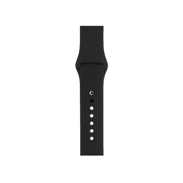 Refurbished Apple Watch Serie 7 | 45mm | Titane Noir Sid&eacute;ral | Bracelet Sport Noir | GPS | WiFi + 4G