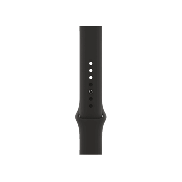 Refurbished Apple Watch Serie 8 | 41mm | Stainless Steel Argent | Bracelet Sport Noir | GPS | WiFi + 4G
