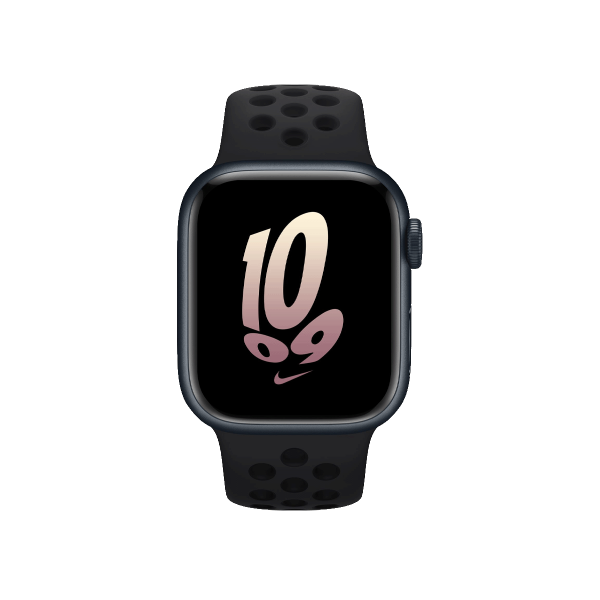 Refurbished Apple Watch Serie 8 | 41mm | Aluminium Minuit Bleu | Nike Sport Loop Noir | GPS | WiFi