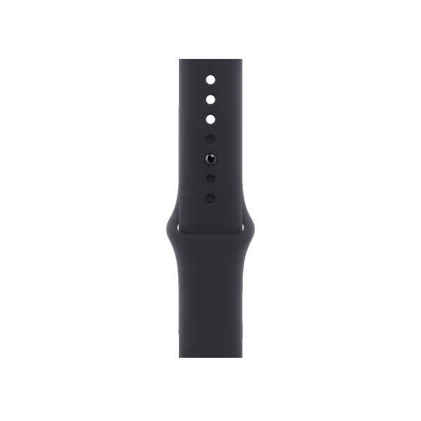 Refurbished Apple Watch Serie 8 | 41mm | Aluminium Starlight Blanc | Bracelet Sport Noir | GPS | WiFi