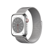 Refurbished Apple Watch Serie 8 | 45mm | Stainless Steel Argent | Bracelet Milanais Argent | GPS | WiFi + 4G