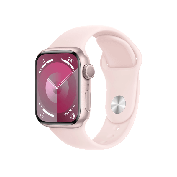 Refurbished Apple Watch Serie 9 | 41mm | Aluminium Rose | Bracelet Sport Rose M/L | GPS | WiFi