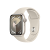 Refurbished Apple Watch Serie 9 | 41mm | Aluminium Lumi&egrave;re stellaire | Bracelet Sport Lumi&egrave;re stellaire S/M | GPS | WiFi