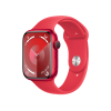 Refurbished Apple Watch Serie 9 | 45mm | Aluminium Rouge | Bracelet Sport Rouge M/L | GPS | WiFi