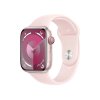 Refurbished Apple Watch Serie 9 | 45mm | Aluminium Rose | Bracelet Sport Rose S/M | GPS | WiFi + 4G