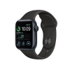 Refurbished Apple Watch Serie SE 2022 | 40mm | Aluminium Bleu Minuit | Bracelet Sport Noir | GPS | WiFi