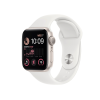 Refurbished Apple Watch Series SE 2022 | 40mm | Aluminium Starlight Blanc | Bracelet Sport Blanc | GPS | WiFi + 4G