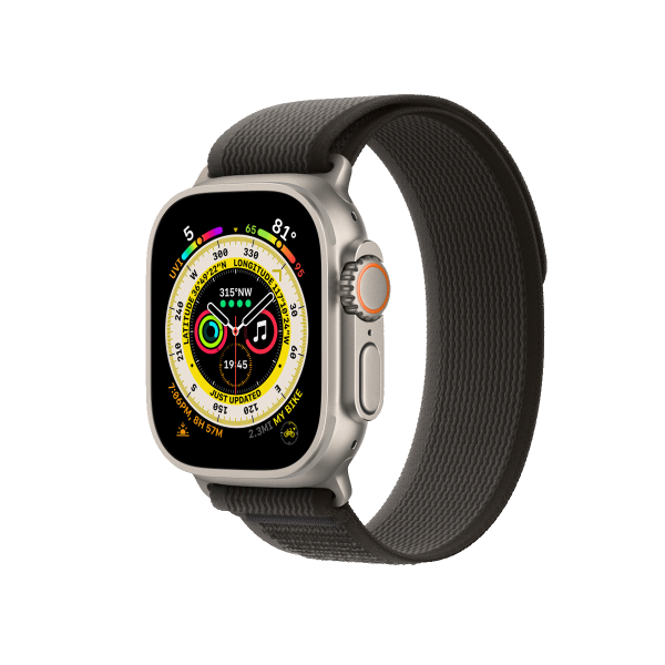 Refurbished Apple Watch Ultra | 49mm | Titanium | Noir/Gris Bracelet | GPS | WiFi + 4G