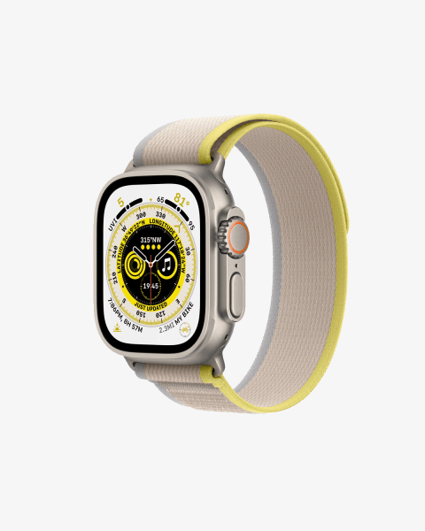 Refurbished Apple Watch Ultra | 49mm | Titanium Argent | Trail Band Beige | GPS | WiFi + 4G