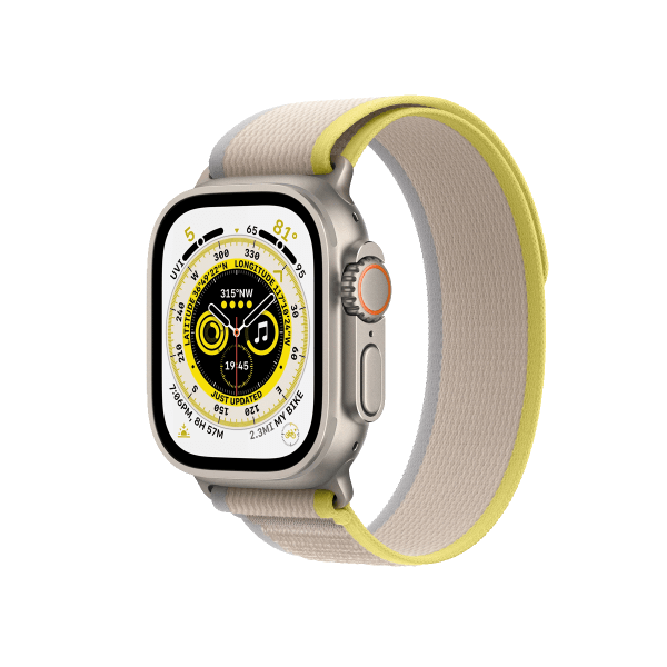 Refurbished Apple Watch Ultra | 49mm | Titanium Argent | Trail Band Beige | GPS | WiFi + 4G