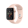 Apple Watch Series 5 | 44mm | Aluminium Case Goud | Roze sportbandje | GPS | WiFi