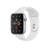 Refurbished Apple Watch Serie 5 | 40mm | Aluminium Argent | Bracelet Sport Blanc | GPS | WiFi + 4G