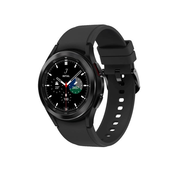 Refurbished Galaxy Watch4 Classic | 42mm | Stainless Steel Noir | Bracelet Sport Noir | GPS | WiFi + 4G