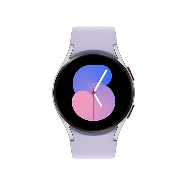 Refurbished Galaxy Watch5 | 40mm | Aluminium Argent | Bracelet Sport Violet | GPS | WiFi