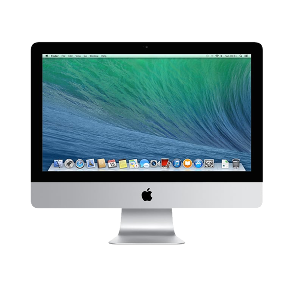 Refurbished iMac 21-inch | Core i5 1.4 GHz | 500 GB HDD | 8 GB RAM | Argent (Mid 2014)