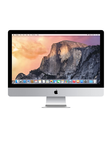 iMac 27-inch | Core i7 4.0 GHz | 256 GB SSD | 24 GB RAM | Zilver (Retina, 5K, Late 2014)