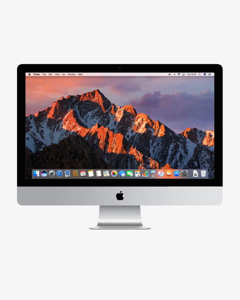 iMac 27-inch | Core i5 3.5 GHz | 1 TB Fusion | 8 GB RAM | Zilver (5K, Retina, Mid 2017)